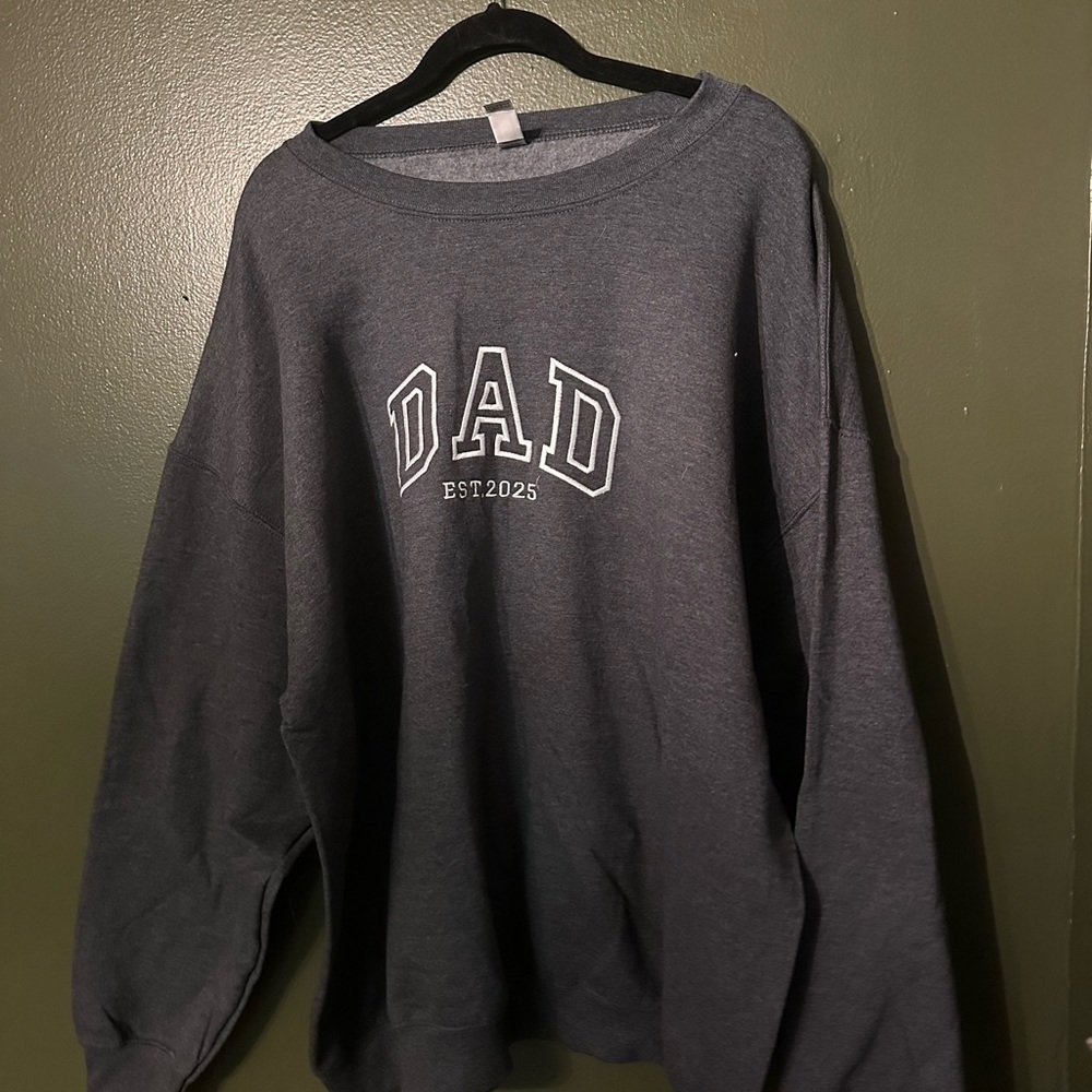 Dark Gray 'DAD' Sweatshirt
